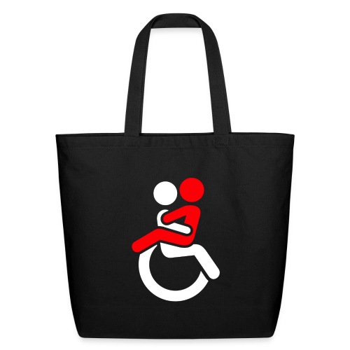 Wheelchair Love for adults. Humor shirt - Eco-Friendly Cotton Tote