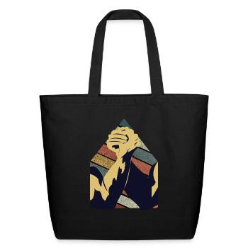 Arm Wrestling - Eco-Friendly Cotton Tote - black - Front