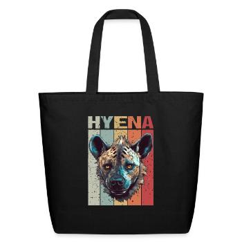 Bad Hyena - Eco-Friendly Cotton Tote - black - Front