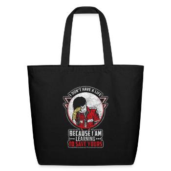 Paramedics Medicine 112 - Eco-Friendly Cotton Tote - black - Front