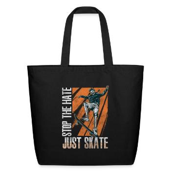 Death Hard Rock Tattoo - Eco-Friendly Cotton Tote - black - Front