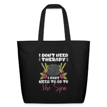 Relaxation Relax Beauty - Eco-Friendly Cotton Tote - black - Front