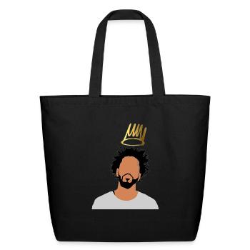 drake - Eco-Friendly Cotton Tote - black - Front