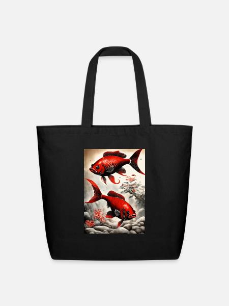 Santa Claus - Eco-Friendly Cotton Tote - black