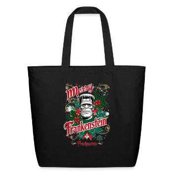 DR Frank Merry Christmas - Eco-Friendly Cotton Tote - black - Front