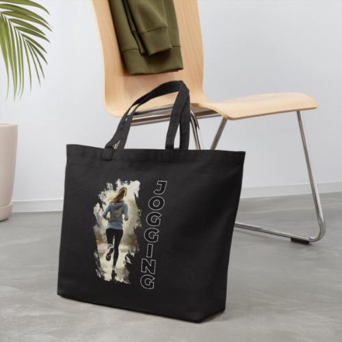Jogging: Run into Motion - Eco-Friendly Cotton Tote