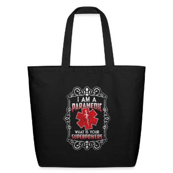 Paramedics Hospital Emergency 112 - Eco-Friendly Cotton Tote - black - Front