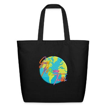 Good Music Twitch - Eco-Friendly Cotton Tote - black - Front