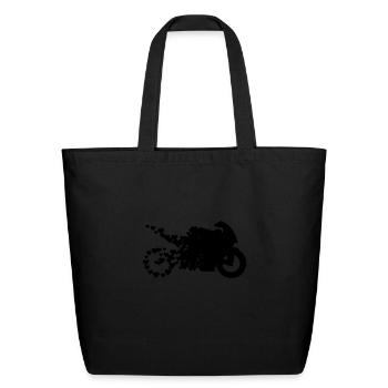 lovebike - Eco-Friendly Cotton Tote - black - Front
