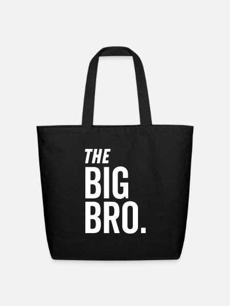 The Big Bro - Eco-Friendly Cotton Tote - black