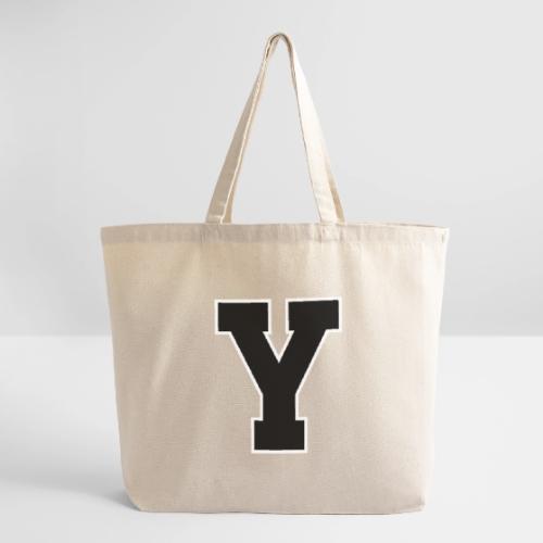 Varsity Letter Y Collegiate Alphabet Art - Eco-Friendly Cotton Tote