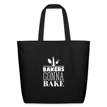 Baker 4 - Eco-Friendly Cotton Tote - black - Front