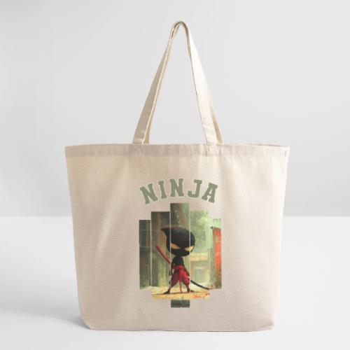 Cute Ninja Attack - Eco-Friendly Cotton Tote