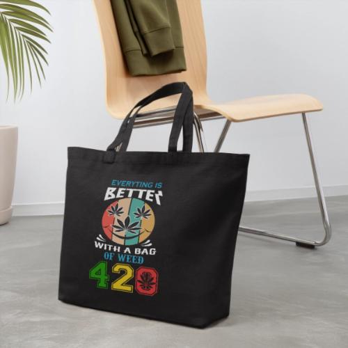 Comic 420 Better Herb Weed Marijuana Design - Eco-Friendly Cotton Tote