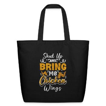 Meal Cravings Hotel - Eco-Friendly Cotton Tote - black - Front