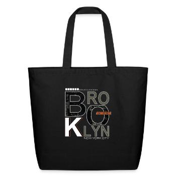 Basic T shirt - Eco-Friendly Cotton Tote - black - Front