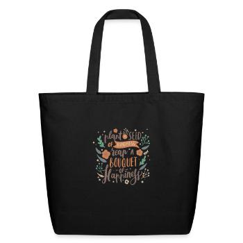 PLANT A SEED OF KINDNESS - Eco-Friendly Cotton Tote - black - Front