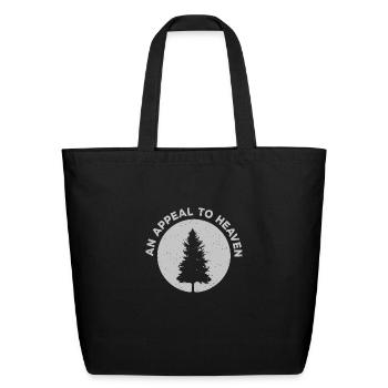 An Appeal To Heaven-Pine Tree - Eco-Friendly Cotton Tote - black - Front