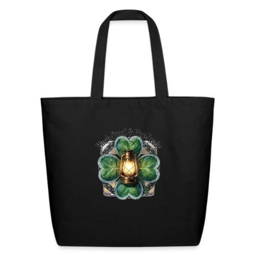 Pinch-Proof Lantern Clover T-Shirt - Eco-Friendly Cotton Tote
