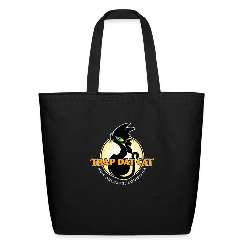 Trap Dat Cat Offical Logo - FOR DARK BACKGROUNDS - Eco-Friendly Cotton Tote