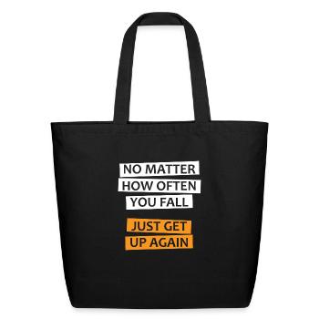 Entrepreneur funny - Eco-Friendly Cotton Tote - black - Front