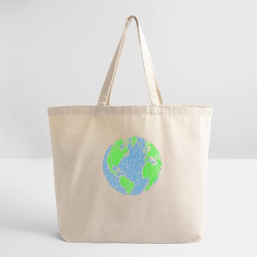 Global PEACE Sphere - Eco-Friendly Cotton Tote