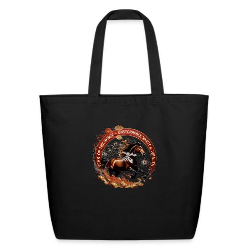 Year of the Horse Fiery Spirit T Shirt, Lunar New - Eco-Friendly Cotton Tote