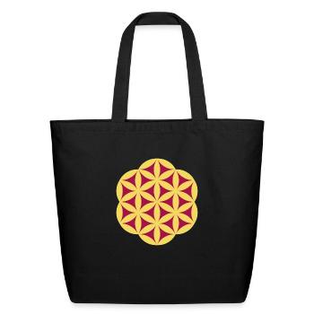 The birth of a healthy life - Eco-Friendly Cotton Tote - black - Front