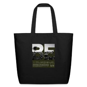 Be Yourself - Eco-Friendly Cotton Tote - black - Front