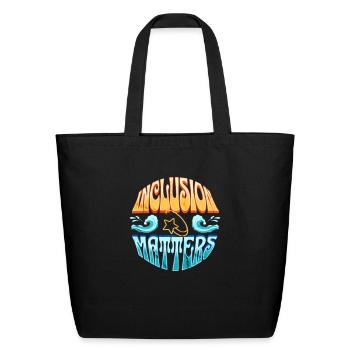 Inclusion Matters - Eco-Friendly Cotton Tote - black - Front