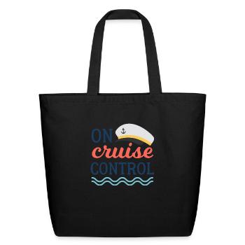 On Cruise Control - Eco-Friendly Cotton Tote - black - Front