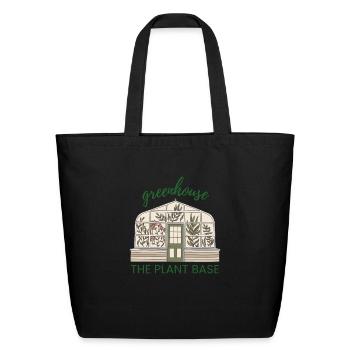 Greenhouse The Plant Base - Eco-Friendly Cotton Tote - black - Front