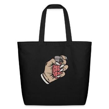 Brain Bomb - Eco-Friendly Cotton Tote - black - Front