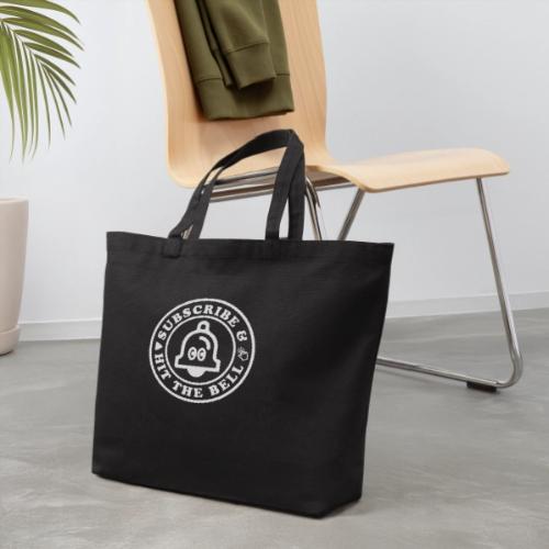 subscribe bell white - Eco-Friendly Cotton Tote