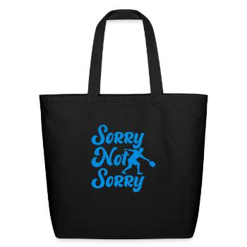SORRY NOT SORRY - Eco-Friendly Cotton Tote - black - Front