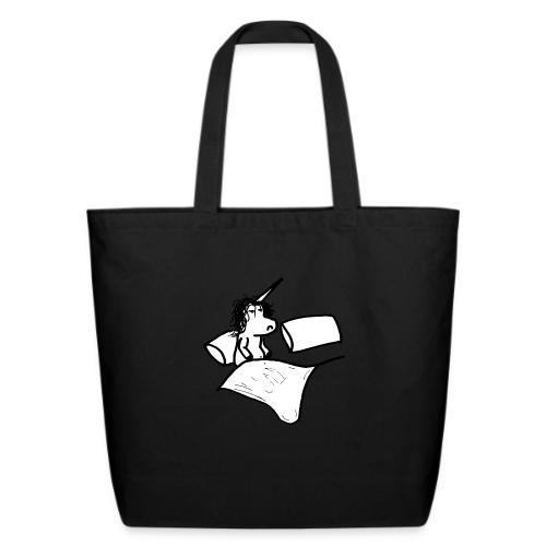 Waking up unicorn - Eco-Friendly Cotton Tote