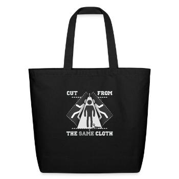 Cut from the same cloth - Eco-Friendly Cotton Tote - black - Front
