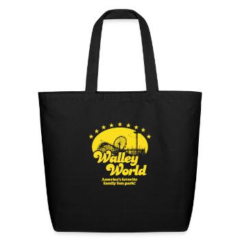 Walley World Tourist - Eco-Friendly Cotton Tote - black - Front