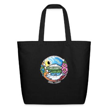 Sitka Is On An Island - Eco-Friendly Cotton Tote - black - Front