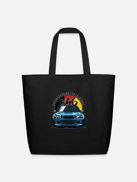 M3 E46 - Eco-Friendly Cotton Tote - black