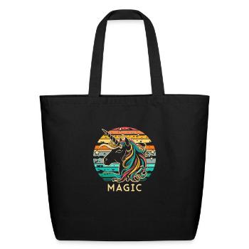 Uni Magic - Eco-Friendly Cotton Tote - black - Front