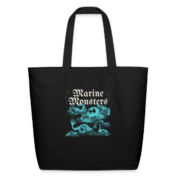 Retro Style Tees for Every Occasion - Eco-Friendly Cotton Tote - black - Front