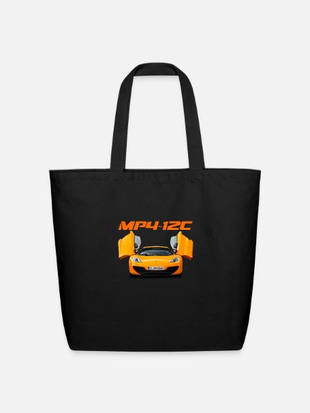 MP4-12C - Eco-Friendly Cotton Tote - black