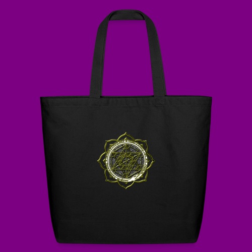 Energy Immersion, Metatron's Cube Flower of Life - Eco-Friendly Cotton Tote