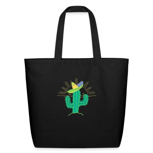 sunset cactus retro style - Eco-Friendly Cotton Tote
