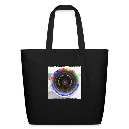 Aircraft mechanics ensure your safety sticker - Eco-Friendly Cotton Tote
