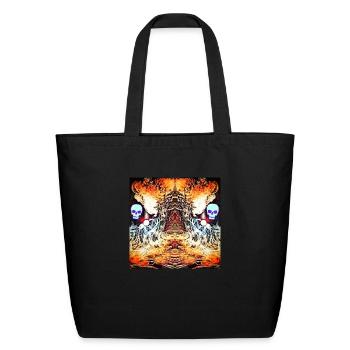 Gates of tartorus - Eco-Friendly Cotton Tote - black - Front