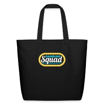 Gambling Squad Casino - Eco-Friendly Cotton Tote - black - Front