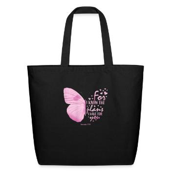 Womens Religious Mom - Eco-Friendly Cotton Tote - black - Front