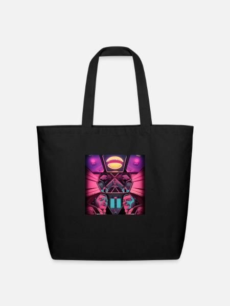 Space odyssey fanart - Eco-Friendly Cotton Tote - black